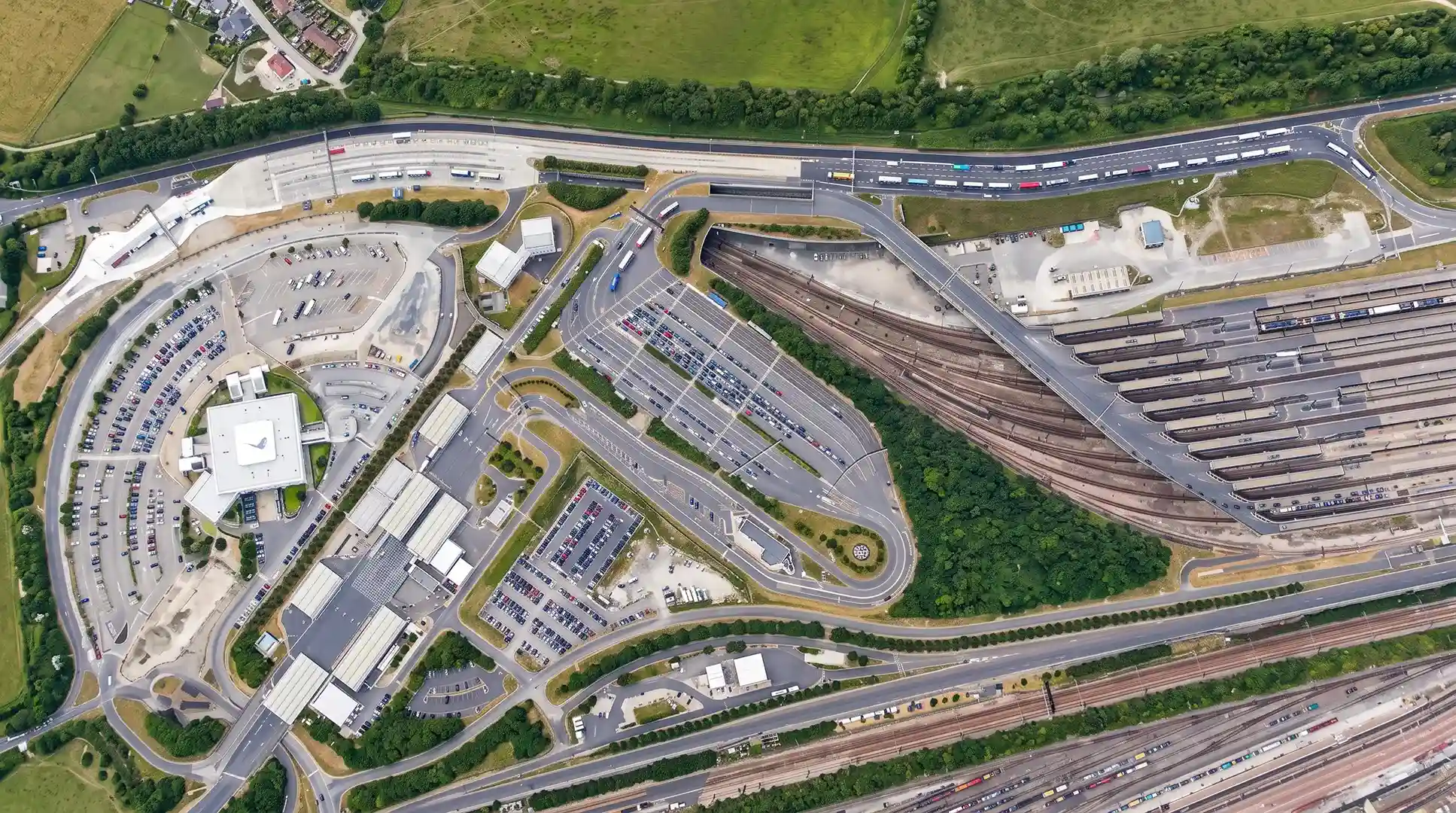 Folkestone Channel Tunnel terminal